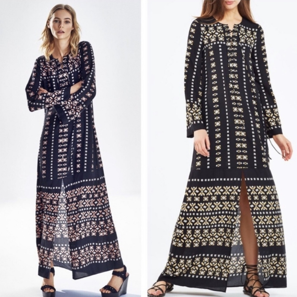 RARE BCBG MaxAzria Lianna Kaftan Maxi Dress XS